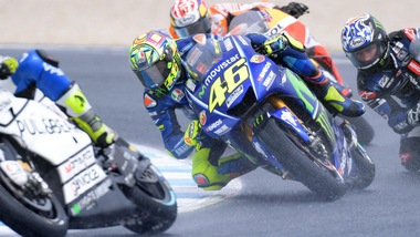 MotoGp Australia, Rossi: «Tanta bagarre, una grande gara»