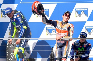 MotGp Australia, Marquez: «Bello vincere, ma il + 33 è anche meglio»
