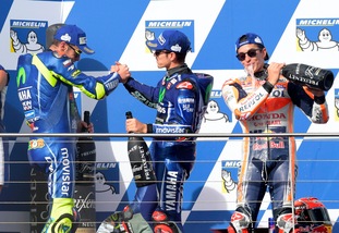 MotoGp Australia, Vinales: «Contento per il podio, ma la strategia era diversa»