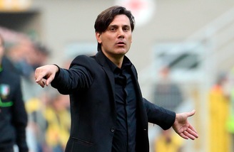 Milan, Montella: «Il rosso a Bonucci non c'era, Var da rivedere»