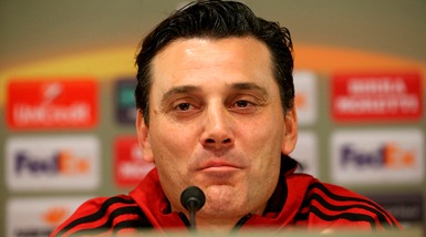 Montella: «Pochi giocano meglio del Milan. Nicchi? Si arrabbia sempre»