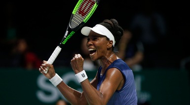 Wta Finals, Venus Williams batte la Muguruza ed è in semifinale