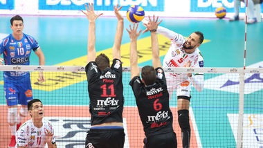 La Lube vince il posticipo e rivede la vetta. Milano, squadra ostica