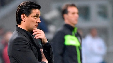 Milan, Montella: «Complimenti a Higuain, ha fatto la differenza»