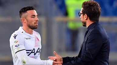 Di Francesco: «Mio figlio alla Roma? Quando andrò via io»