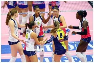 Salta il fattore campo. Vittorie in trasferta per Scandicci, Busto e Pesaro