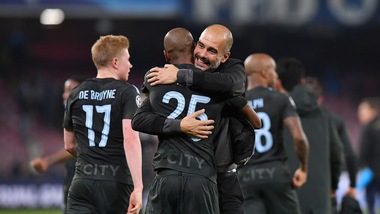 Napoli-Manchester City 2-4: Guardiola stende Sarri