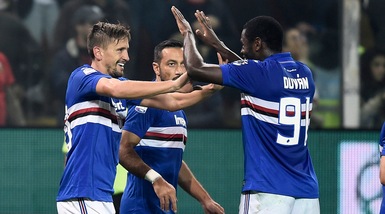 Genoa-Sampdoria 0-2, Ramirez e Quagliarella decidono il derby