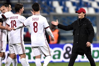 Montella: «Contento del risultato e della prestazione del Milan»