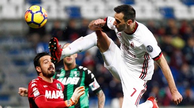 Serie A Sassuolo-Milan 0-2, il tabellino