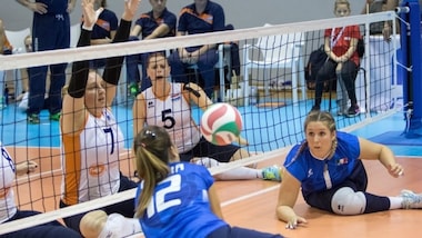 Sitting Volley: l'Italia sconfitta dall'Ucraina, fuori dalla lotta per il podio