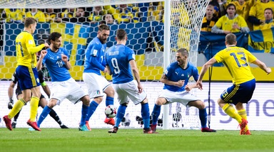 Playoff Mondiali 2018, Svezia-Italia 1-0: brutta Nazionale, qualificazione a rischio