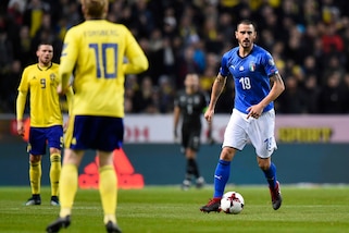 Svezia-Italia, Bonucci: «Ho il setto nasale rotto, Toivonen andava espulso»