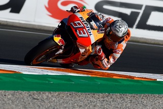 MotoGp, Valencia: Marquez davanti, Dovizioso ottavo nelle terze libere