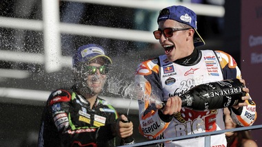 MotoGp, Marquez: «E' andata bene, grande Dovizioso!»