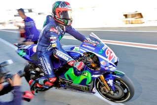 MotoGp, test a Valencia: Vinales in testa, quarto Rossi