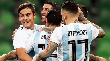 Argentina-Nigeria 2-4: non basta Dybala titolare, paura per Aguero