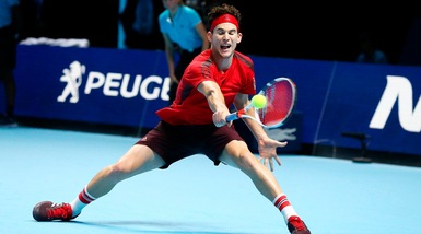 Tennis, Atp finals: Thiem batte Carreno Busta in 3 set