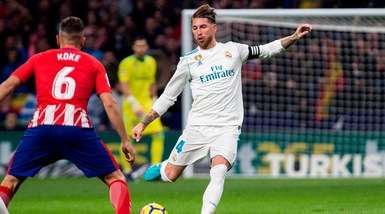 Sergio Ramos, frattura al setto nasale: Champions a rischio