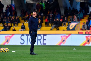 Serie A Benevento, De Zerbi resta a zero: «Così si fa dura»
