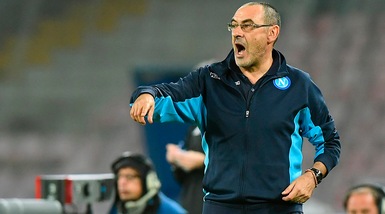 Napoli, Sarri: «Abbiamo dimostrato di tenerci alla Champions. Ma non dipende solo da noi...»