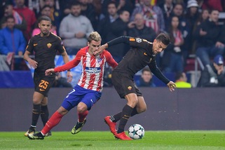 Champions League, Atletico Madrid-Roma 2-0: Griezmann e Gameiro stendono i giallorossi