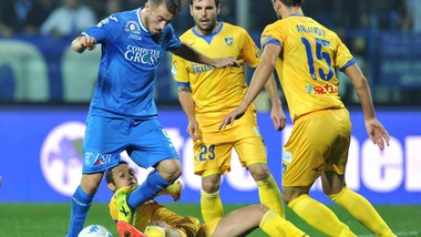Serie B Empoli-Frosinone, Caputo riacciuffa il risultato nel finale. Finisce 3-3