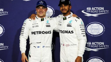 F1 Mercedes, Hamilton: «Bottas difficile da sorpassare»