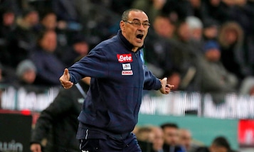 Sarri: «Napoli, poca qualità ma il campo era indegno»
