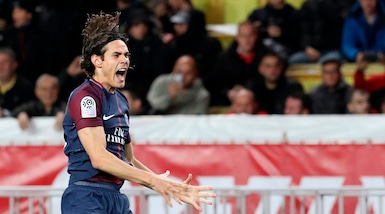 Monaco-Psg 1-2: Cavani-Neymar bastano a superare Moutinho
