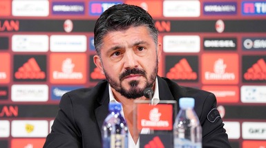 Milan, Gattuso: «Occhio al Benevento, con la Juventus era in vantaggio»