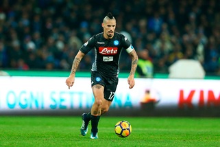 Serie A Napoli, Hamsik «Juventus? Ci dispiace per i tifosi»