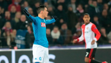 Champions League Feyenoord-Napoli 2-1, il tabellino