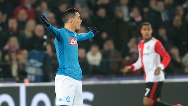 Champions League Feyenoord-Napoli 2-1, il tabellino