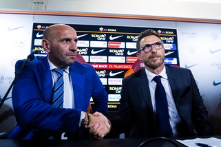 Roma, Monchi: «Rinnovo Di Francesco? C'è un rapporto solido»