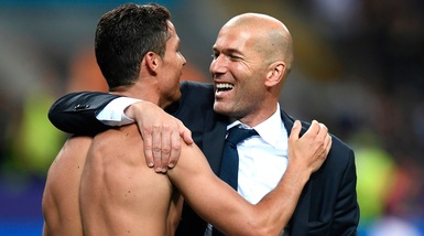 Zidane: «Cristiano Ronaldo è il migliore. Anche più di me»