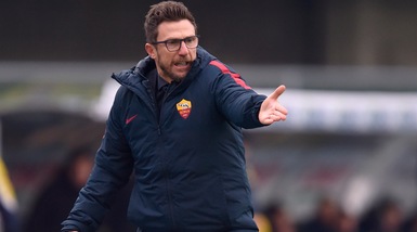 Roma, Di Francesco: «Dominio evidente, ma il pari è solo colpa nostra»