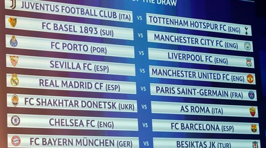 Champions League, i sorteggi: la Juventus pesca il Tottenham
