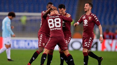 Serie A Lazio-Torino 1-3, il tabellino