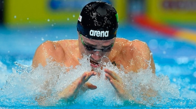 Europei di nuoto, Scozzoli oro nei 50 rana maschili in vasca corta