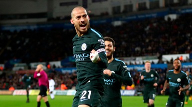 Premier League, David Silva show: il City cala il poker. Il Tottenham vince 2-0