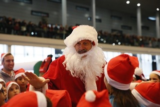 Volley: Lucchetta versione Babbo Natale per l'ultima tappa di “Gioca Volley S3…in Sicurezza”