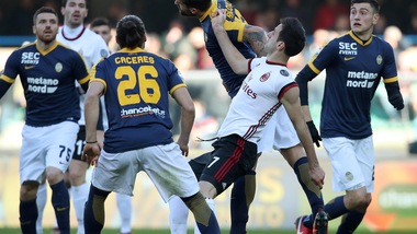Serie A Verona-Milan 3-0, il tabellino