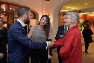 Juventus, brindisi natalizio: c'è anche Ilaria D'Amico