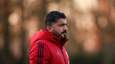Milan in ritiro e la faccia di Gattuso è tutta un programma