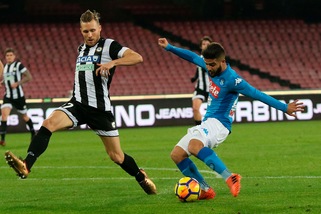 Ottavi Coppa Italia, Napoli-Udinese 1-0: la risolve Insigne