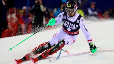 Sci, Hirscher vince anche lo slalom di Campiglio. Moelgg settimo
