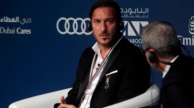 Serie A Roma, Totti: «Non penso di fare l'allenatore»