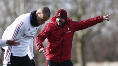 Milan, la festa post-derby è già finita: grinta Gattuso a Milanello