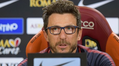 Roma, Di Francesco: «Schick in campo col Sassuolo»